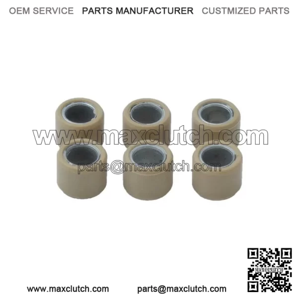 (6pcs/set) Variator Weight Roller Clutch Pulley For GY6 50 139QMB Moped 16X13mm