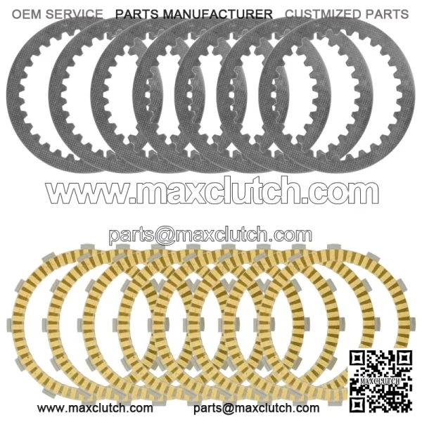 Clutch Friction & Steel Plate kit for Honda VF1100SA VF1100SAC V65 Sabre 1984-85 - Image 4