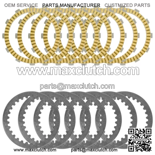 Clutch Friction & Steel Plate kit for Honda VF1100SA VF1100SAC V65 Sabre 1984-85 - Image 5