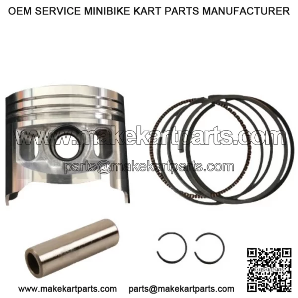 2002-2009 KAWASAKI KLX110 PISTON KIT COMPLETE (PISTON, PIN, RINGS, CIRCLIPS)