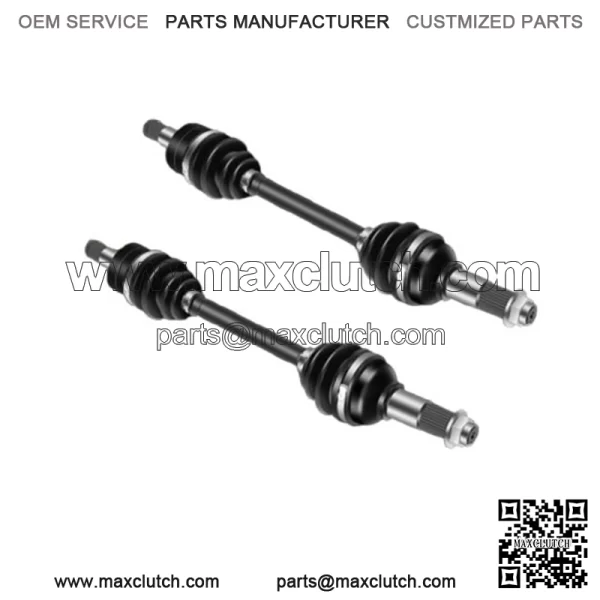 2x Front CV Axle Shafts For Yamaha YFM700 Grizzly FI 4x4 Auto YFM700K Kodiak (For: Yamaha)