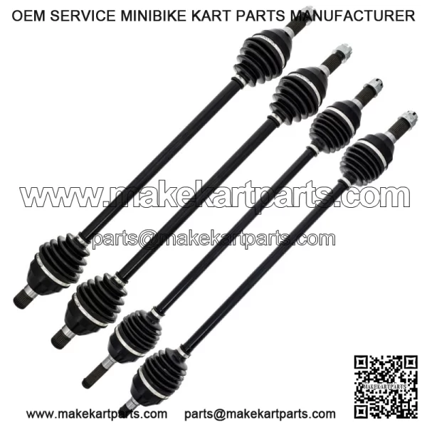 CV Axle Kit For Can-Am Maverick X3 R Turbo 705401830 705502362 Front Rear