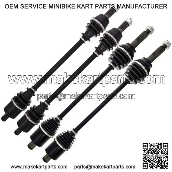 CV Axle Kit for Polaris Ranger XP 1000 Crew 1332637 1333589 Front Rear