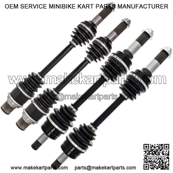 CV Axle Kit for Yamaha Grizzly 450 YFM450 4X4 4S1-2530V-00-00 Front Rear