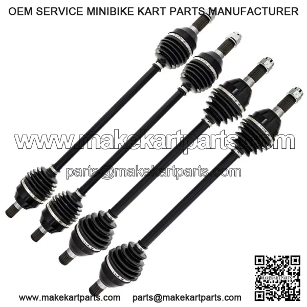 CV Axle Kit for Can-Am Maverick X3 Turbo 705401634 705502154 Front Rear