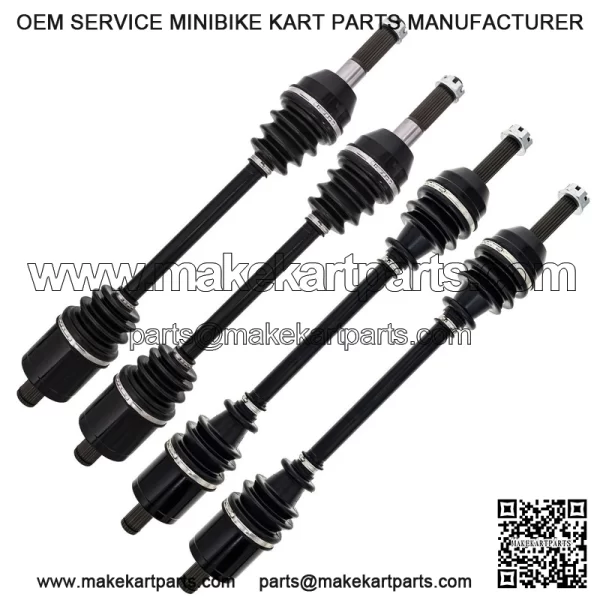 CV Axle Kit For Polaris Ranger EV Li-Ion 1333517 1333238 UTV Front Rear