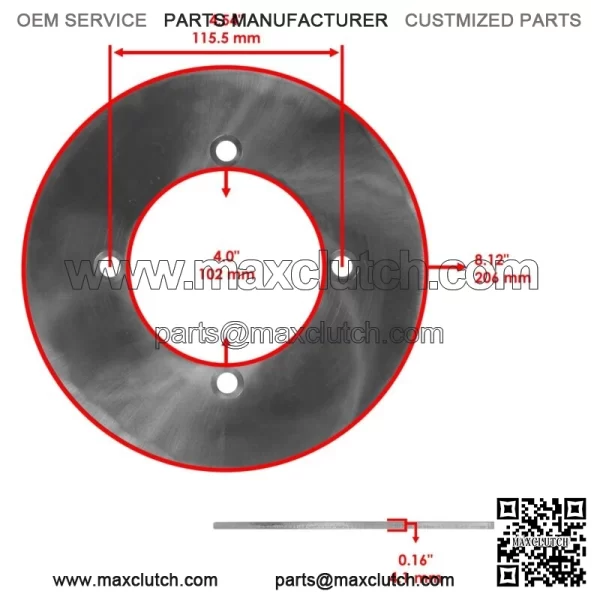 Front or Rear Brake Discs For Yamaha YXE85 Wolverine X2 X$ R Spec XTR 2018-2025 - Image 2